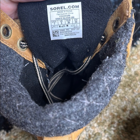 Sorel Waterproof Slimpack II Lace Boot Wool ELK/BLK Women's 7 ⭐️🎉 HOST PICK ⭐️🎉 - Picture 14 of 16